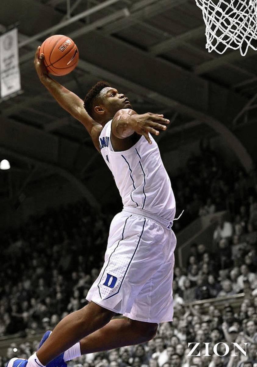 Zion Williamson, Duke, Blue Devils, Ncaa - Poster | Canvas Wall Art Print